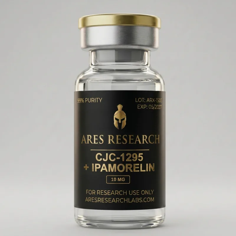 CJC-1295 + Ipamorelin research vial