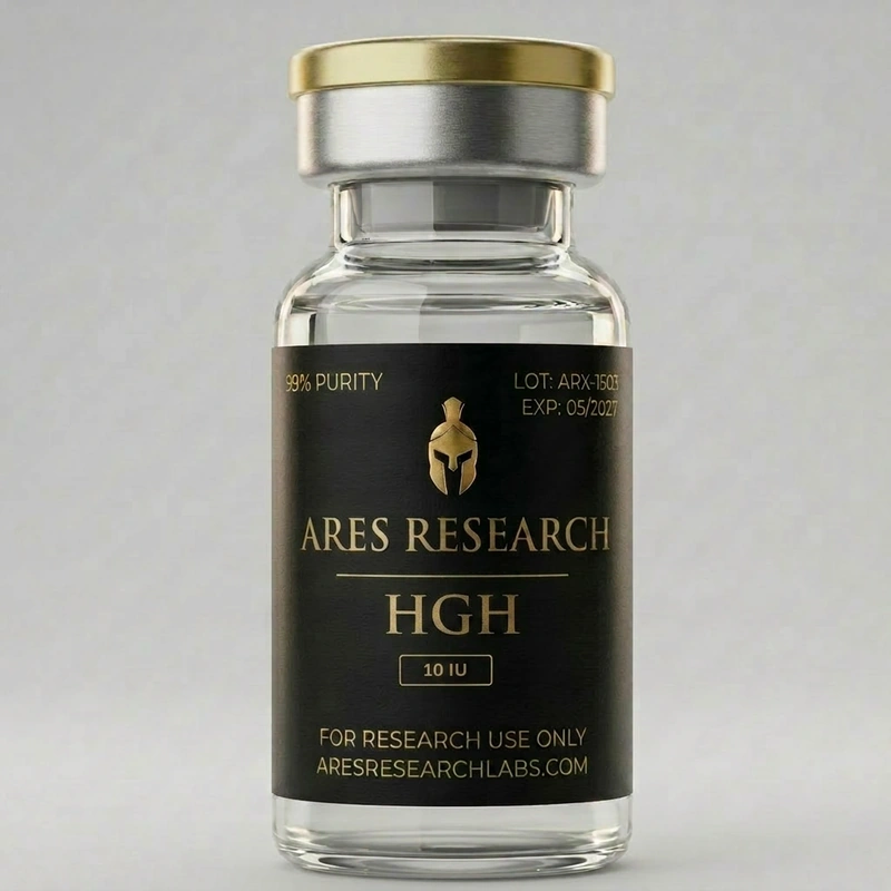 HGH research vial
