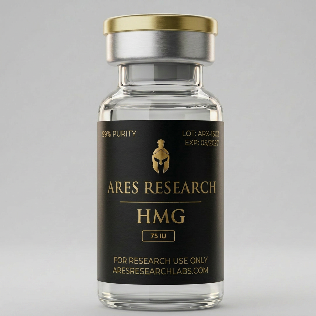 HMG research vial